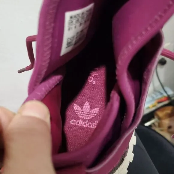 Adidas Tubular X Magenta Snakeskin Sneakers Size 8.5 Womens Or 6.5 Boys - Picture 8 of 16